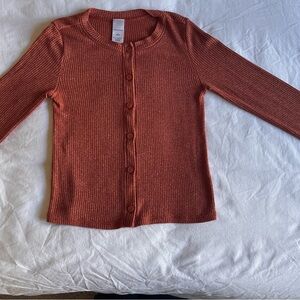 Nordstrom Kids Rust Button Down Shirt